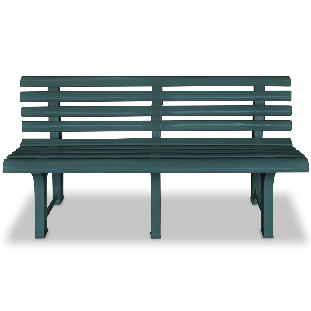 Garden Bench 145,5 cm Plastic Green